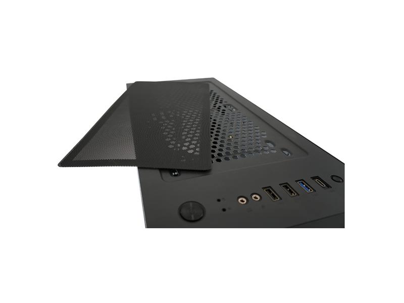 LC-Power PC-Gehäuse Midi Tower LC-800B-ON Schwarz