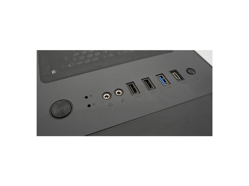 LC-Power PC-Gehäuse Midi Tower LC-800B-ON Schwarz