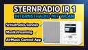 Technisat Internet Radio SternRadio IR 1 Schwarz
