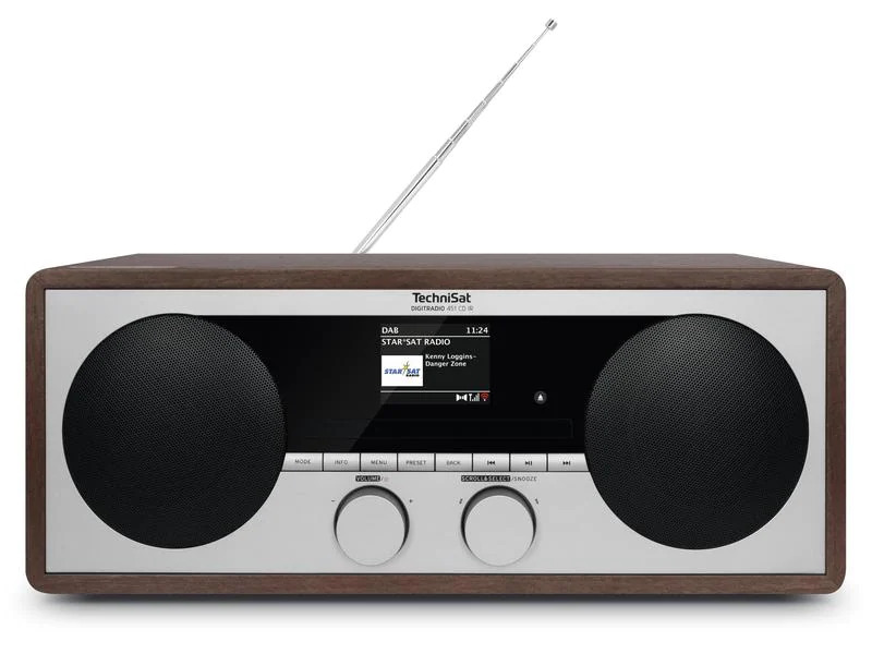 Technisat Radio/CD-Player DigitRadio 451 CD IR Braun