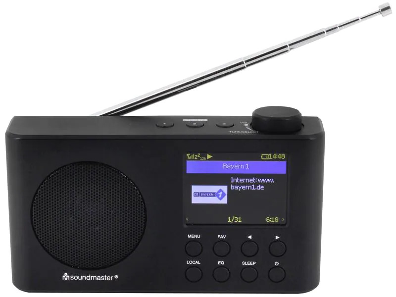 soundmaster Internet Radio IR6500SW Schwarz
