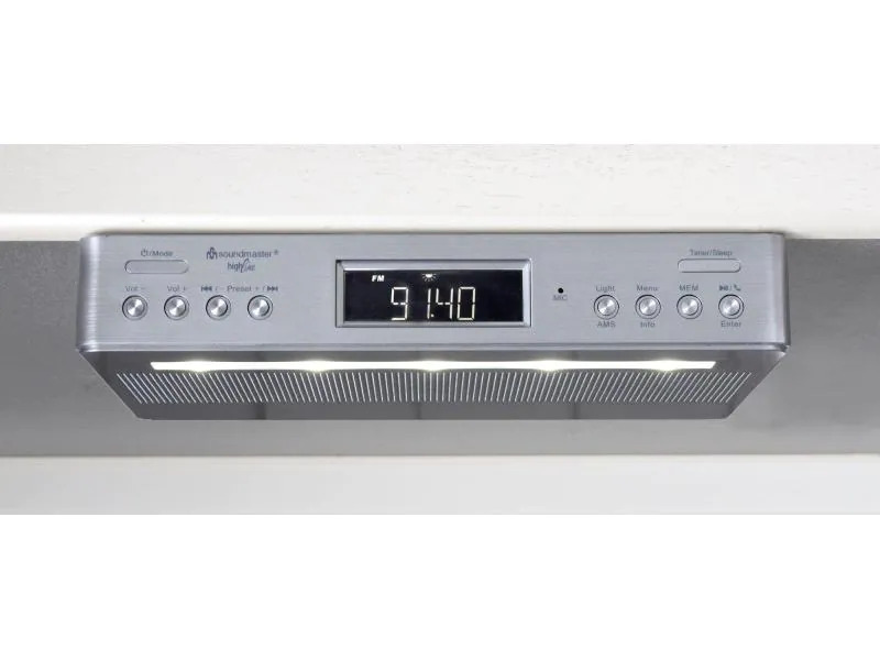 soundmaster Küchenradio UR2045SI Silber