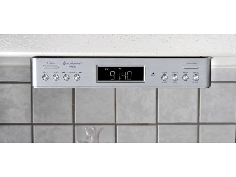 soundmaster Küchenradio UR2045SI Silber