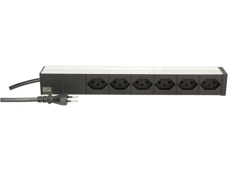 Bachmann 19 PDU 6x T13, 1HE, Schwarz