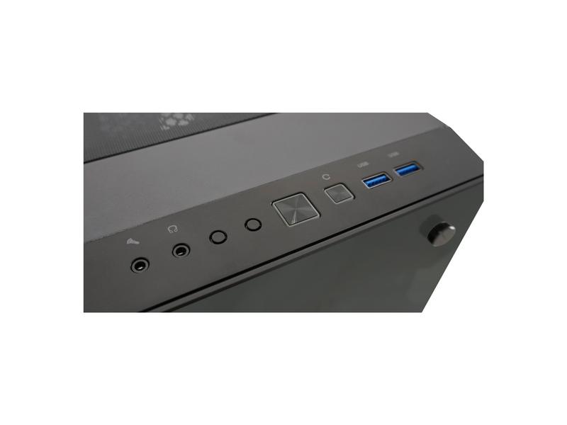 LC-Power PC-Gehäuse Mini Tower LC-709B-ON Schwarz