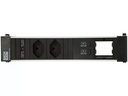 Bachmann Einbausteckerleiste POWER FRAME 2x T13, 1x USB A/C, 1x Leer