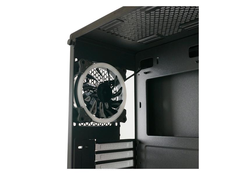LC-Power PC-Gehäuse Mini Tower LC-709B-ON Schwarz