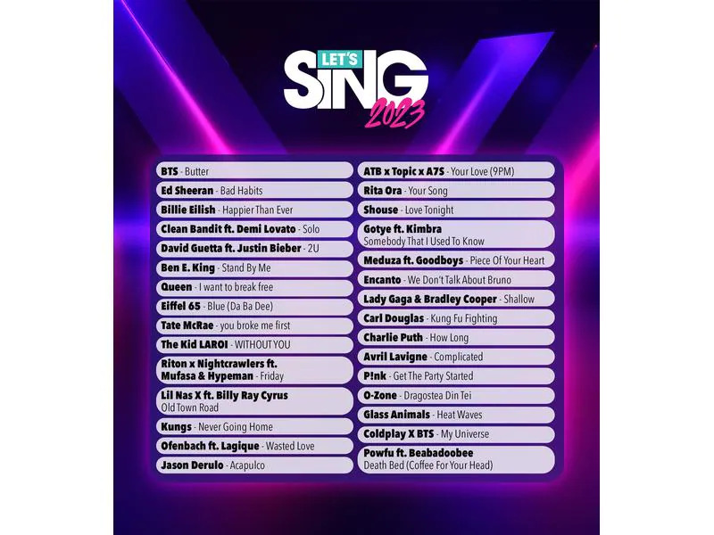 GAME Let's Sing 2023 + 2 Mics