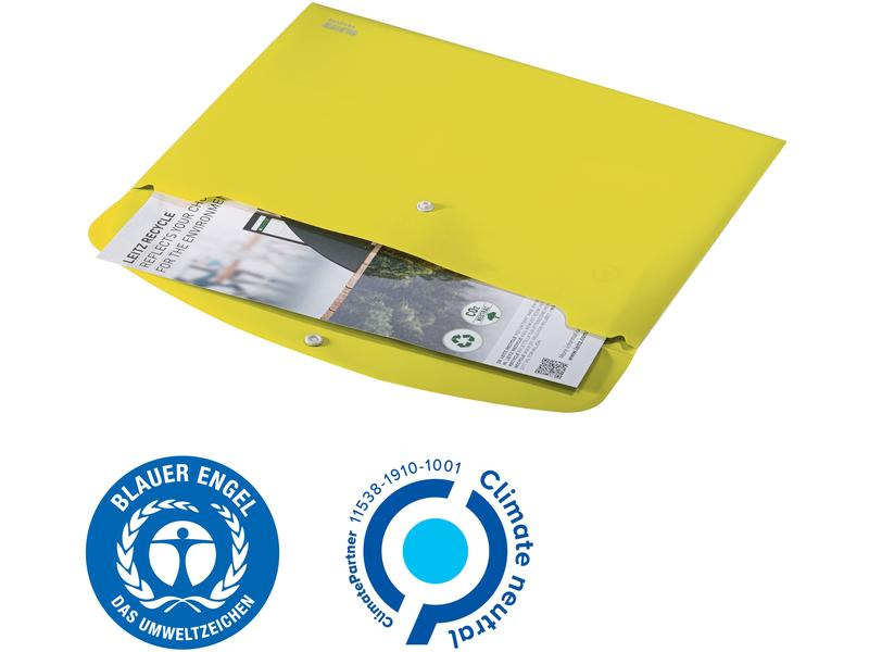 Leitz Dokumentenmappe Eckspannermappe A4 Gelb