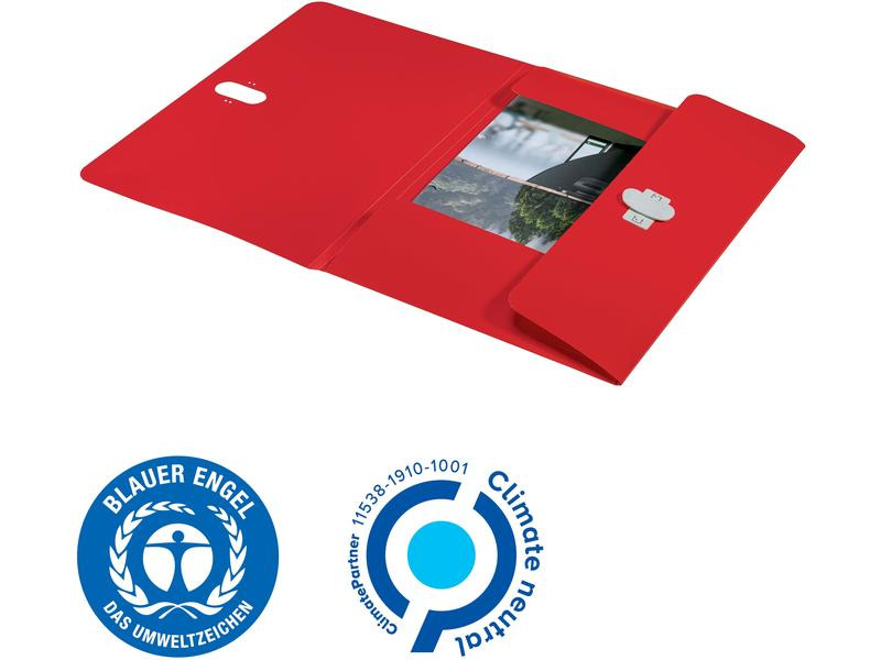 Leitz Dokumentenmappe Recycle A4 Rot