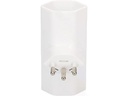 Max Hauri Abzweigstecker 2x T13 T-Form, Weiss