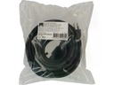 Max Hauri Anschlusskabel 10 m AC 166 - T12, Schwarz