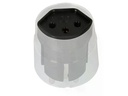Max Hauri Fixadapter Schuko auf T13, Schwarz