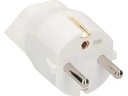 Max Hauri Fixadapter Schuko auf T13, Weiss