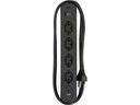 Max Hauri Steckdosenleiste Basic-Line 4x T13, USB A+C, Schalter, Schw