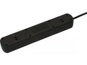 Max Hauri Steckdosenleiste Basic-Line 4x T13, USB A+C, Schalter, Schw