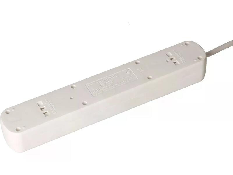 Max Hauri Steckdosenleiste Basic-Line 4x T13, USB A+C, Schalter, Ws