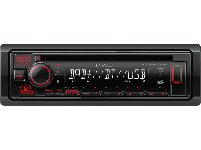 Kenwood Autoradio KDC-BT450DAB 1 DIN