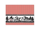 Trendform Tischset Swiss Tradition 5, 29.7 cm x 0.42 m, Rot/Schwarz