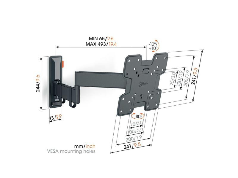 Vogel's Wandhalterung TVM 3245 Schwarz