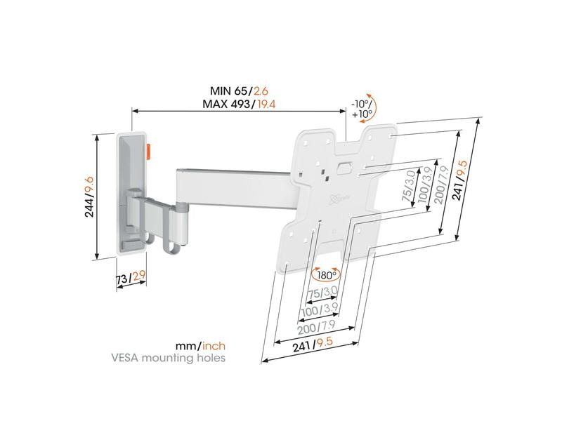 Vogel's Wandhalterung TVM 3245 Weiss