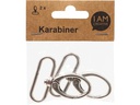 lalana Anhänger mit Karabiner 50 x 45 mm, 2 Stück