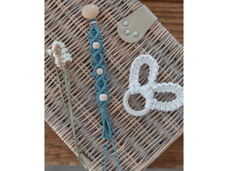 lalana Wolle Lady chain 2 mm, 200 g, Blaugrau
