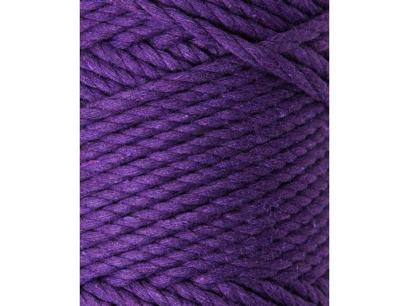 lalana Wolle Makramee Rope 3 mm, 330 g, Violett