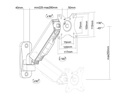 Neomounts by NewStar Wandhalterung WL70-440BL11 Schwarz