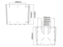 NewStar Wandhalterung FPMA-W110 Silber