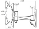 Neomounts by NewStar Wandhalterung FPMA-W825 Schwarz