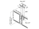 Neomounts by NewStar Wandhalterung PLASMA-C100 Silber