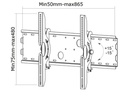 Neomounts by NewStar Wandhalterung PLASMA-W200 Silber