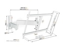Vogel's Wandhalterung TVM 3645 Weiss