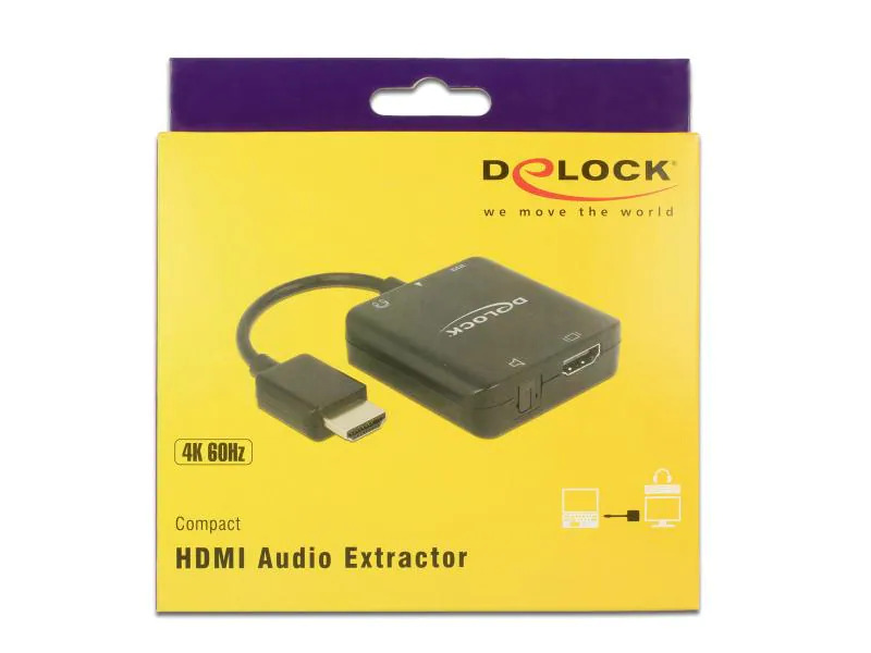 Delock Audio Extraktor HDMI 5.1 4K, 60Hz