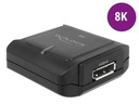 Delock DisplayPort 1.4 Repeater 8K 30 Hz Kaskadierbar, schwarz