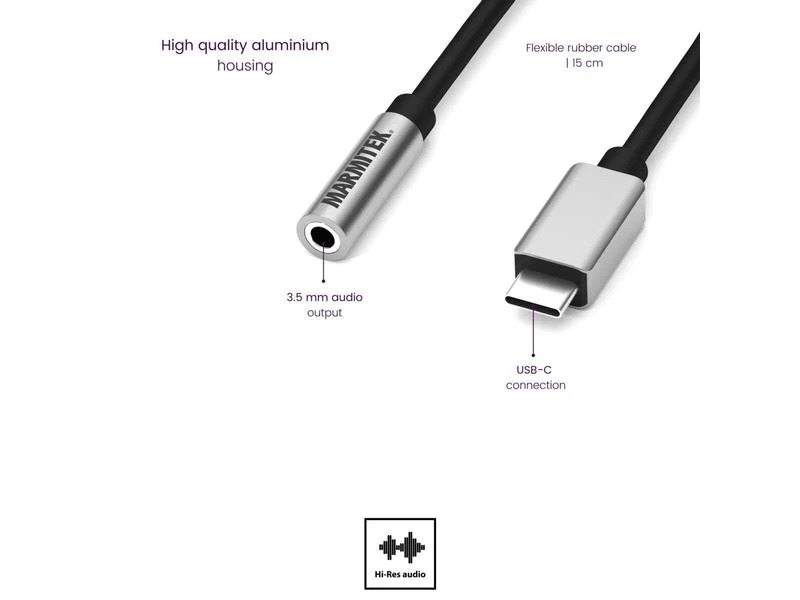 Marmitek Adapter Connect USB-C &gt; Audio