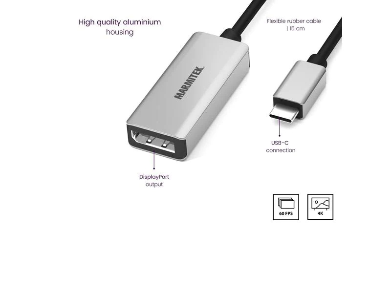 Marmitek Adapter Connect USB-C &gt; DisplayPort