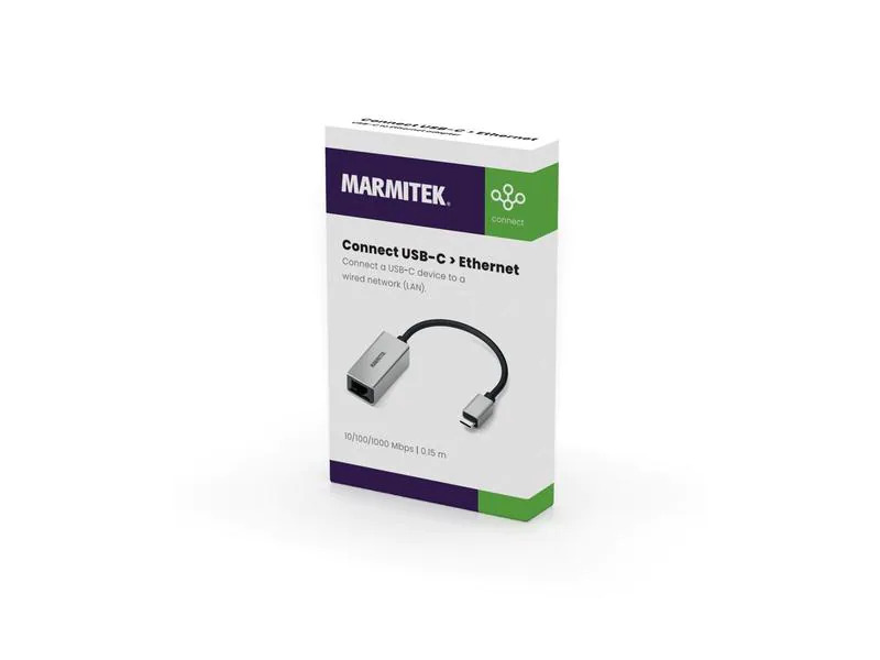 Marmitek Adapter Connect USB-C &gt; Ethernet
