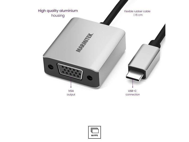 Marmitek Adapter Connect USB-C &gt; VGA