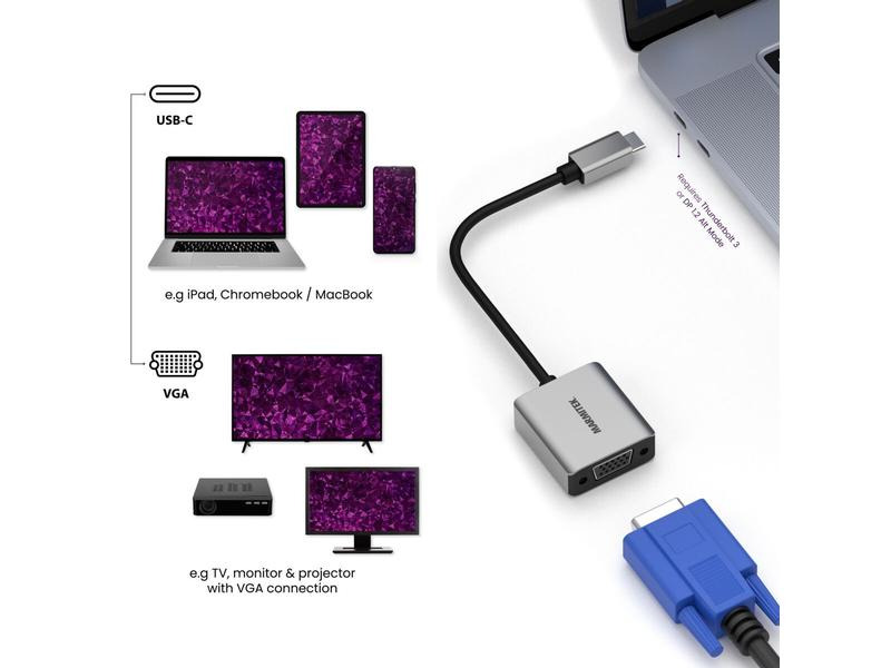 Marmitek Adapter Connect USB-C &gt; VGA