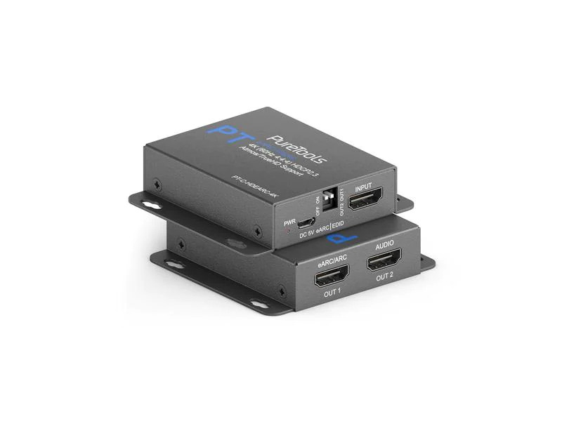 PureTools Audio Extraktor PT-C-HDEARC-4K 4K 18Gbps HDMI eARC