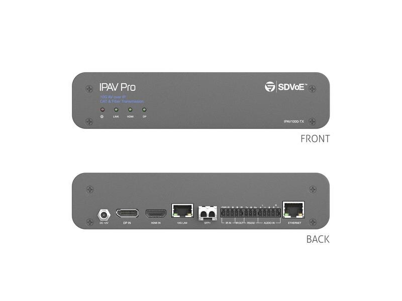 PureTools IP Transmitter IPAV1000-TX 10G Ethernet CAT/Glasfaser