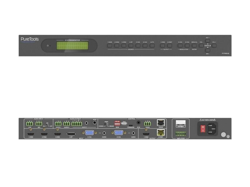 PureTools Matrix Switcher PT-PMS-62 Multiformat HDBaseT