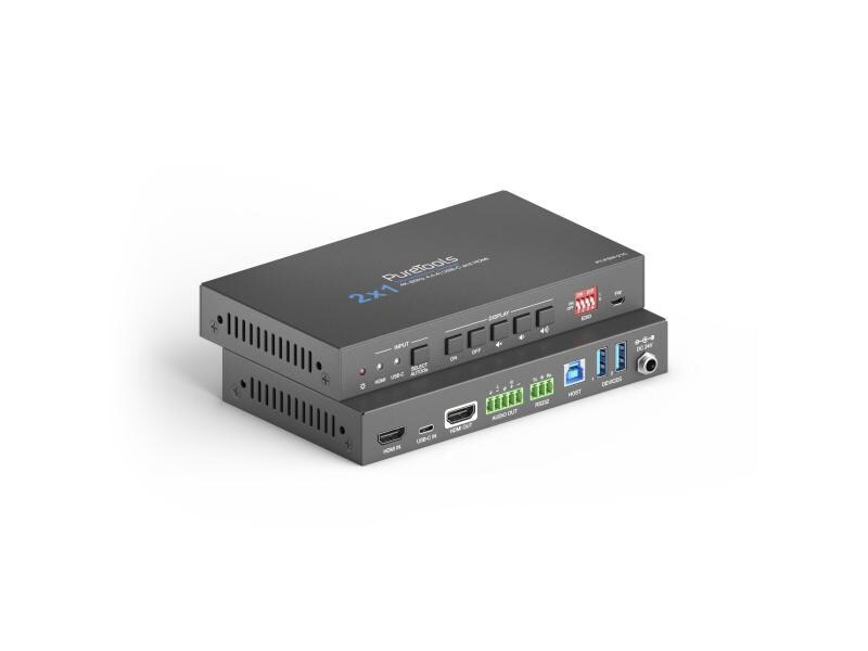 PureTools Matrix Switcher PT-PSW-21C Multiformat Huddle Room