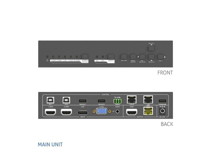 PureTools Presentation Switcher PT-PSW-42 Multiformat HDBaseT