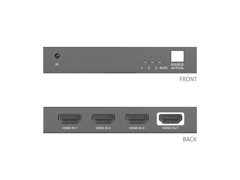 PureTools Switcher PT-SW-HD3A HDMI