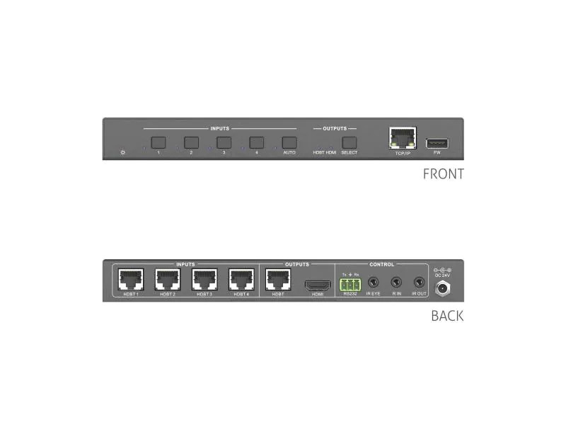 PureTools Switcher PT-SW-HDBT41 HDBaseT