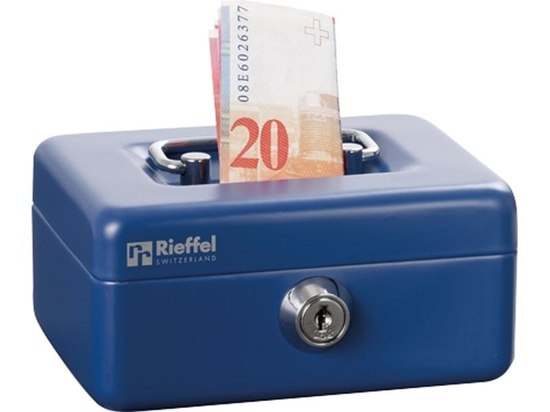 Robert Rieffel Geldkassette Kika 12.5 x 9.5 x 6 cm, Blau
