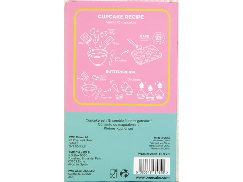 PME Cupcake-Set Tropical 24 Stück